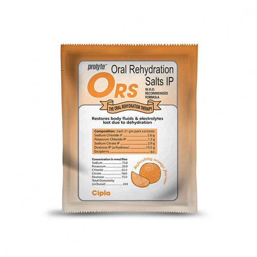 Buy ORS Prolyte Powder - Orange, 21gm Online : ClickOnCare.com