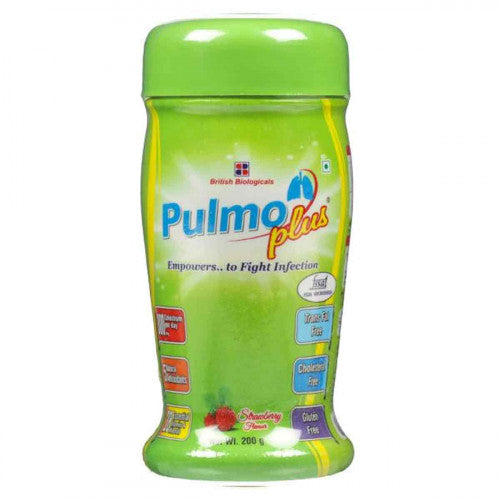 Pulmo Plus - Strawberry Flavour, 200g : ClickOnCare.com