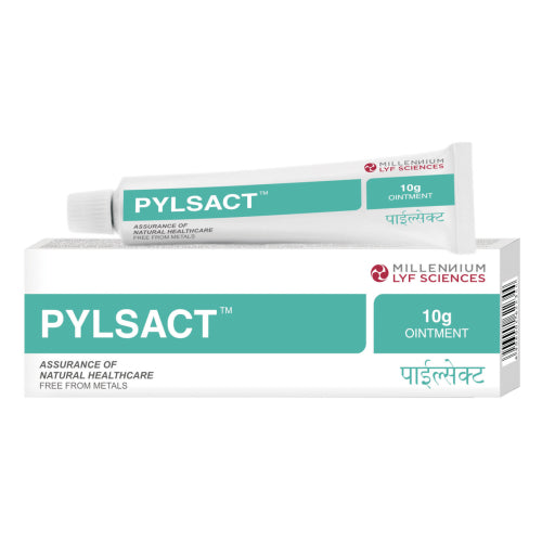 Millennium Herbal Care Pylsact Ointment, 5x10gm (Rs. 5/gm)