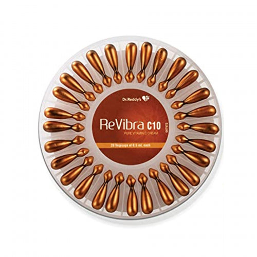 ReVibra C10 纯维生素 C 霜，28 粒素食胶囊