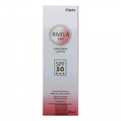 Rivela Tint Sunscreen Lotion SPF 50, 50ml