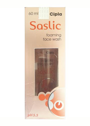 Saslic Foaming Face Wash, 60ml
