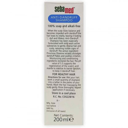 Sebamed Anti-Dandruff Shampoo, 200ml