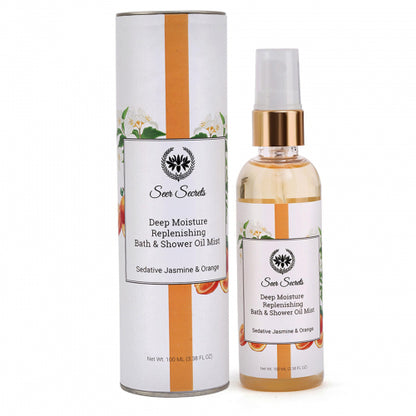 Seer Secrets Sedative Jasmine & Orange Deep Moisture Replenishing Bath & Shower Oil, 100ml