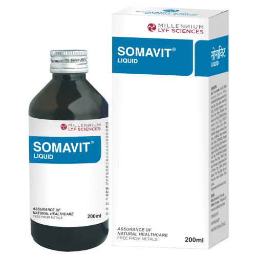 Millennium Herbal Care Somavit Liquid, 3x200ml (Rs. 0.72/ml)
