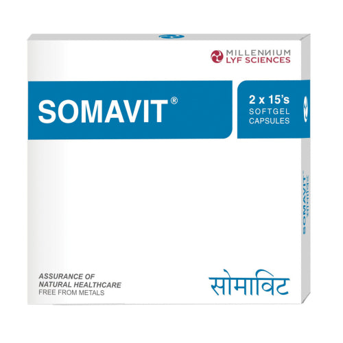 Millennium Herbal Care Somavit SGC，60 粒胶囊（10 卢比/粒）