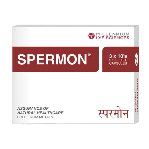 Millennium Herbal Care Spermon SGC, 120 Capsules