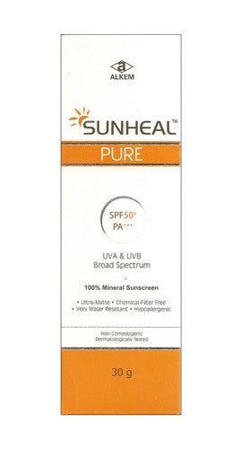 Sunheal Pure SPF 50+ PA+++，30 克
