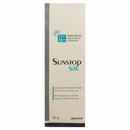 Sunstop Silk SPF 58+ Sunscreen, 60gm