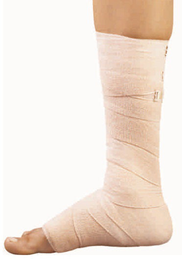 Top Grip Compression - Cotton & Rubber Elastic Bandage B.P 15cm*4m