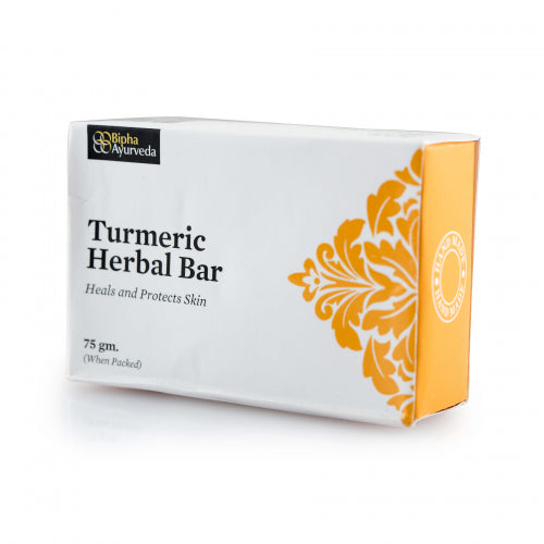 Bipha Ayurveda Turmeric Herbal Bar, 75gm (Rs. 5.2/gm)
