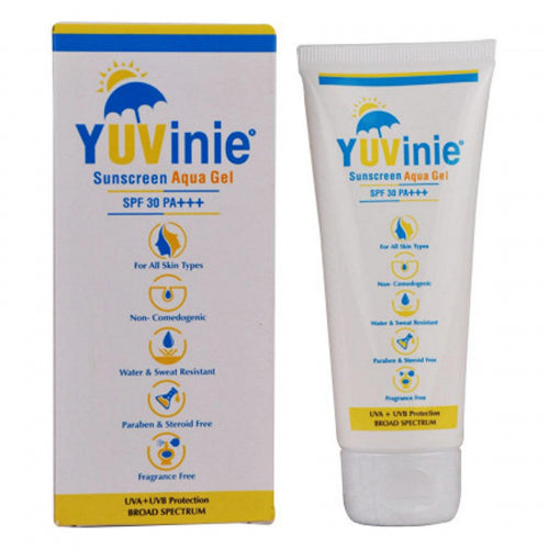 Yuvinie Sunscreen Aqua Gel SPF 30 PA+++, 50gm
